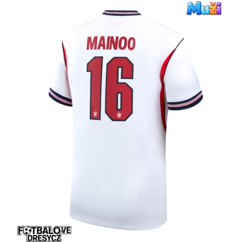Anglie Kobbie Mainoo #16 Domácí Dres MS 2026 Krátký Rukáv Anglie Kobbie Mainoo #16 Domácí Dres MS 2026 Krátký Rukáv
